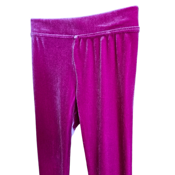J. Crew Crewcuts Girl's Velvet Leggings Pink Toddler Size 2T* - Picture 2 of 7